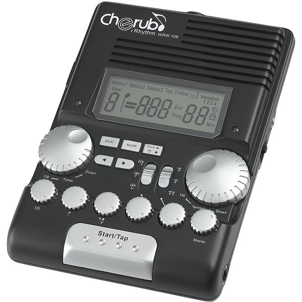 Cherub WRW-106 drummer trainer Metronome Rhythm Meter for Drummer, Guitarist, Bassist