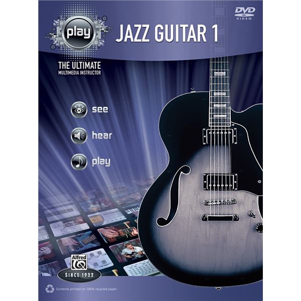 Alfred's PLAY Jazz Guitar 1 The Ultimate Multimedia Instructor  Book with DVD