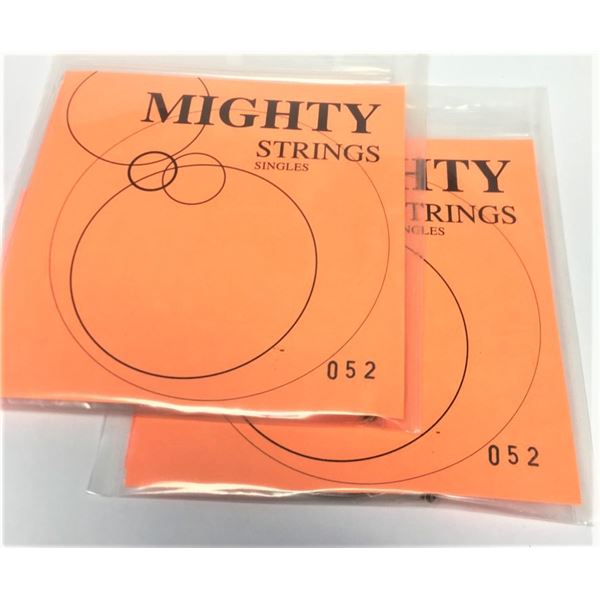 TWO Mighty Strings Guitar Strings 052