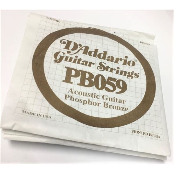 D'Addario Guitar Strings PB059-  FIVE STRINGS