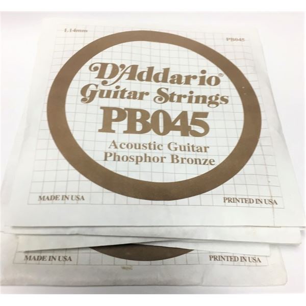 D'Addario Guitar Strings PB045-  FIVE STRINGS