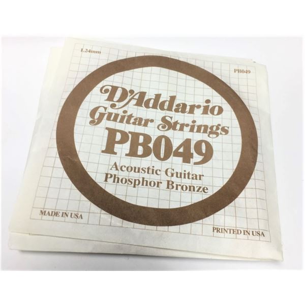D'Addario Guitar Strings PB049-  FIVE STRINGS