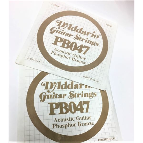 D'Addario Guitar Strings PB047-  THREE STRINGS