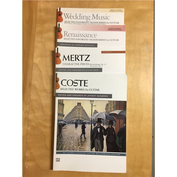 FOUR Books for Guitar