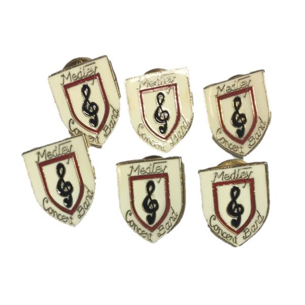 Six Medley Concert Band Pins