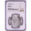 Image 1 : 1884-O $1 Morgan Silver Dollar Coin NGC MS63