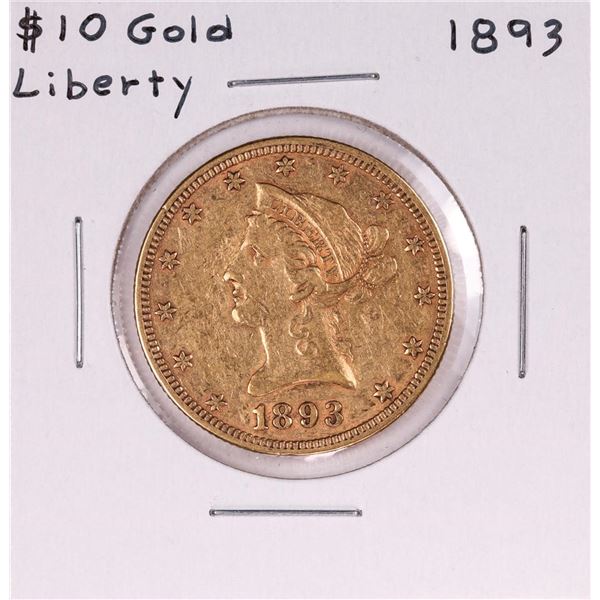 1893 $10 Liberty Head Eagle Gold Coin