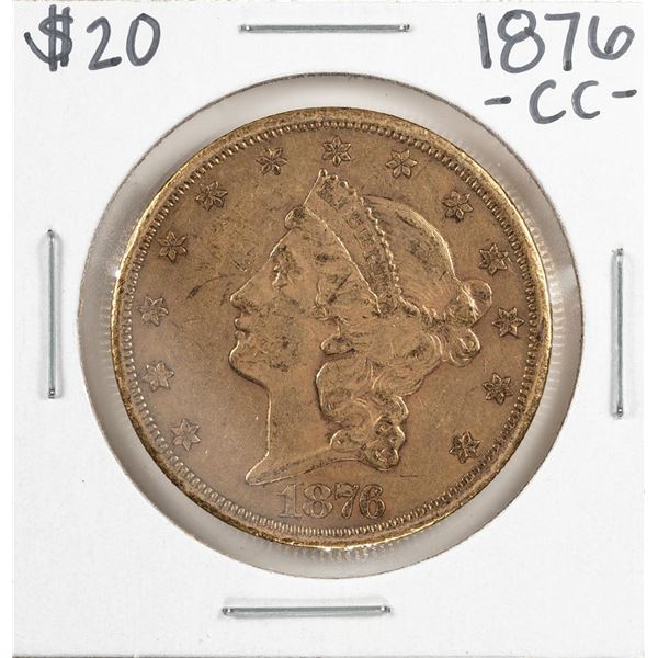 1876-CC $20 Liberty Head Double Eagle Gold Coin