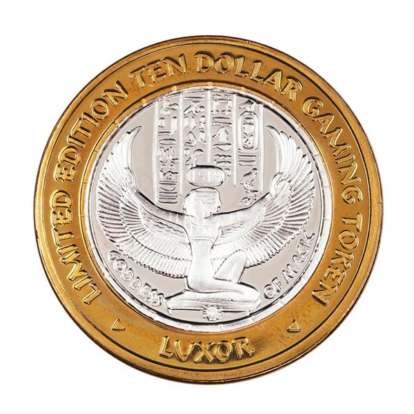 .999 Silver Luxor Las Vegas, Nevada $10 Casino Limited Edition Gaming Token