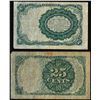 Image 2 : Lot of 1874 Fifth Issue Ten Cent & Twenty-Five Fractional Currency Notes