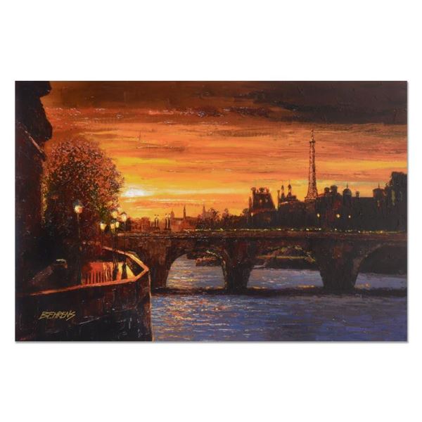 Howard Behrens (1933-2014) "Twilight on the Seine II" Limited Edition Giclee