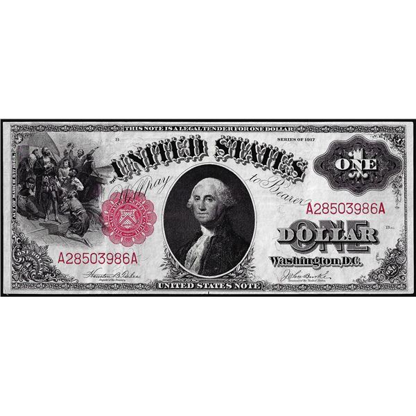 1917 $1 Legal Tender Note