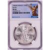 Image 1 : 1984Mo Mexico 1 Onza Libertad Silver Coin NGC MS66