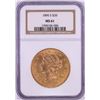 Image 1 : 1896-S $20 Liberty Head Double Eagle Gold Coin NGC MS61