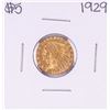 Image 1 : 1929 $2 1/2 Indian Head Quarter Eagle Gold Coin