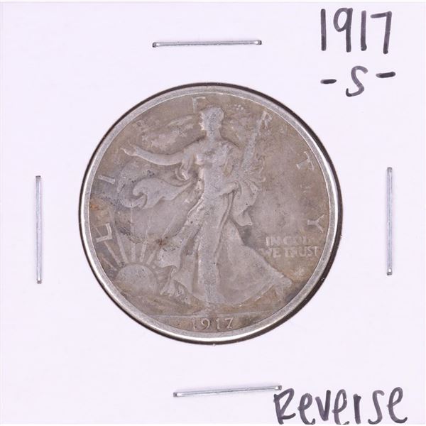 1917-S Reverse Walking Liberty Half Dollar Coin