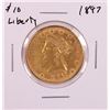 Image 1 : 1897 $10 Liberty Head Eagle Gold Coin
