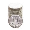 Image 2 : Roll of (20) Brilliant Uncirculated 1961 Franklin Half Dollar Coins