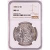Image 1 : 1884-O $1 Morgan Silver Dollar Coin NGC MS61 Great Toning