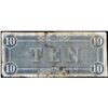 Image 2 : 1864 $10 Confederate States of America Note