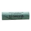 Image 3 : Original Bank Wrapped Roll of (50) Brilliant Uncirculated 1957-D Roosevelt Dime Coins