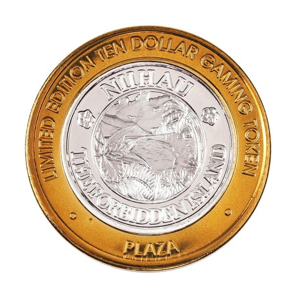 .999 Silver Plaza Hotel & Casino Las Vegas, NV $10 Limited Edition Gaming Token
