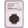 Image 1 : 1797 No Stem Rev of 97' Draped Busted Large Cent Coin NGC Good Details