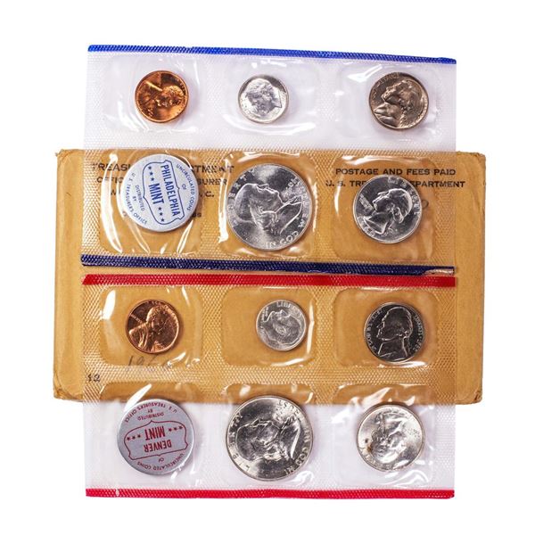 1960-P/D U.S. Mint Set in Original Envelope