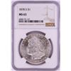 Image 1 : 1878-S $1 Morgan Silver Dollar Coin NGC MS63
