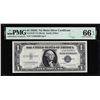 Image 1 : 1935G No Motto Silver Certificate STAR Note Fr.1616* PMG Gem Uncirculated 66EPQ