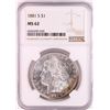 Image 1 : 1881-S $1 Morgan Silver Dollar Coin NGC MS62 Nice Toning