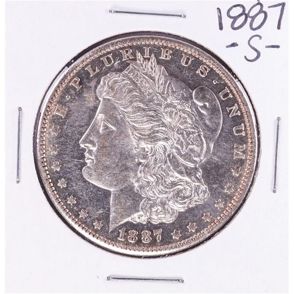 1887-S $1 Morgan Silver Dollar Coin