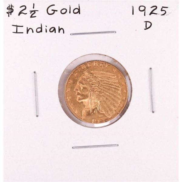 1925 $2 1/2 Indian Head Quarter Eagle Gold Coin