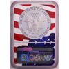 Image 2 : 2019-W $1 Proof American Silver Eagle Coin NGC PF70 Ultra Cameo Congratulations Flag