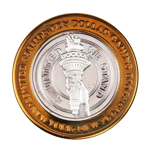 .999 Silver New York New York Hotel & Casino $10 Limited Edition Gaming Token