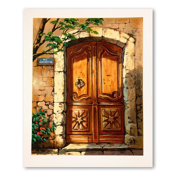 Anatoly Metlan "Rue Mouffetard" Limited Edition Serigraph