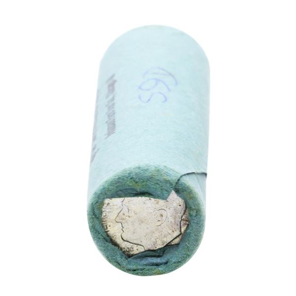 Original Bank Wrapped Roll of (50) Brilliant Uncirculated 1959-D Roosevelt Dime Coins