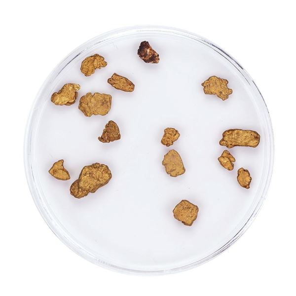Lot of Gold Nuggets 2.06 Grams Total Weight