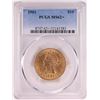 Image 1 : 1901 $10 Liberty Head Eagle Gold Coin PCGS MS62+