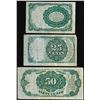 Image 2 : Lot of Fifth Issue 10/25/50 Cents Fractional Currency Notes