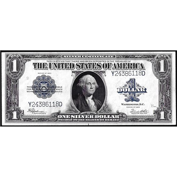 1923 $1 Silver Certificate Note