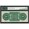 Image 2 : 1872 $20 State of South Carolina Revenue Bond Obsolete Note PMG Superb Gem Unc. 68EPQ