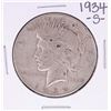 Image 1 : 1934-S $1 Peace Silver Dollar Coin