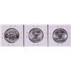 Image 2 : Lot of (3) 1953-S Franklin Half Dollar Coins