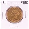 Image 1 : 1880 $10 Liberty Head Eagle Gold Coin