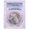 Image 1 : 1881-S $1 Morgan Silver Dollar Coin PCGS MS64