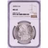 Image 1 : 1878-S $1 Morgan Silver Dollar Coin NGC MS63