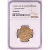 Image 1 : AH451-492 Ghaznavid Dinar A-1637 Ibrahim Gold Coin NGC Genuine