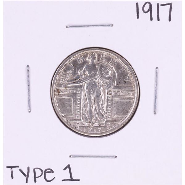1917 Type 1 Standing Liberty Quarter Coin