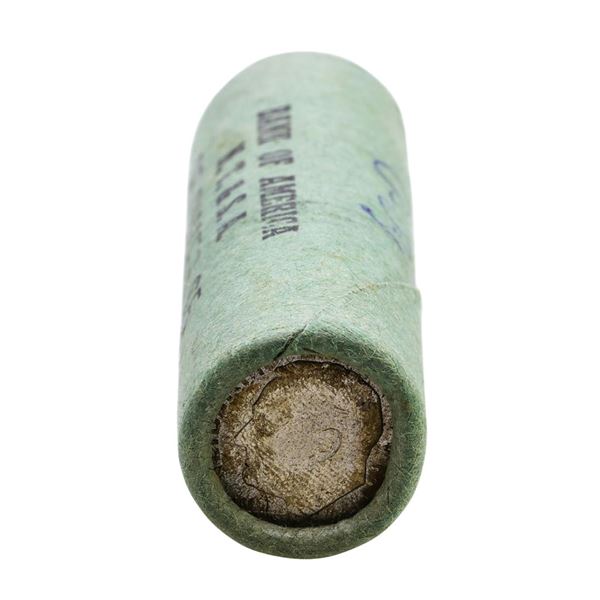 Original Bank Roll of (50) Brilliant Uncirculated 1960-D Roosevelt Dime Coins